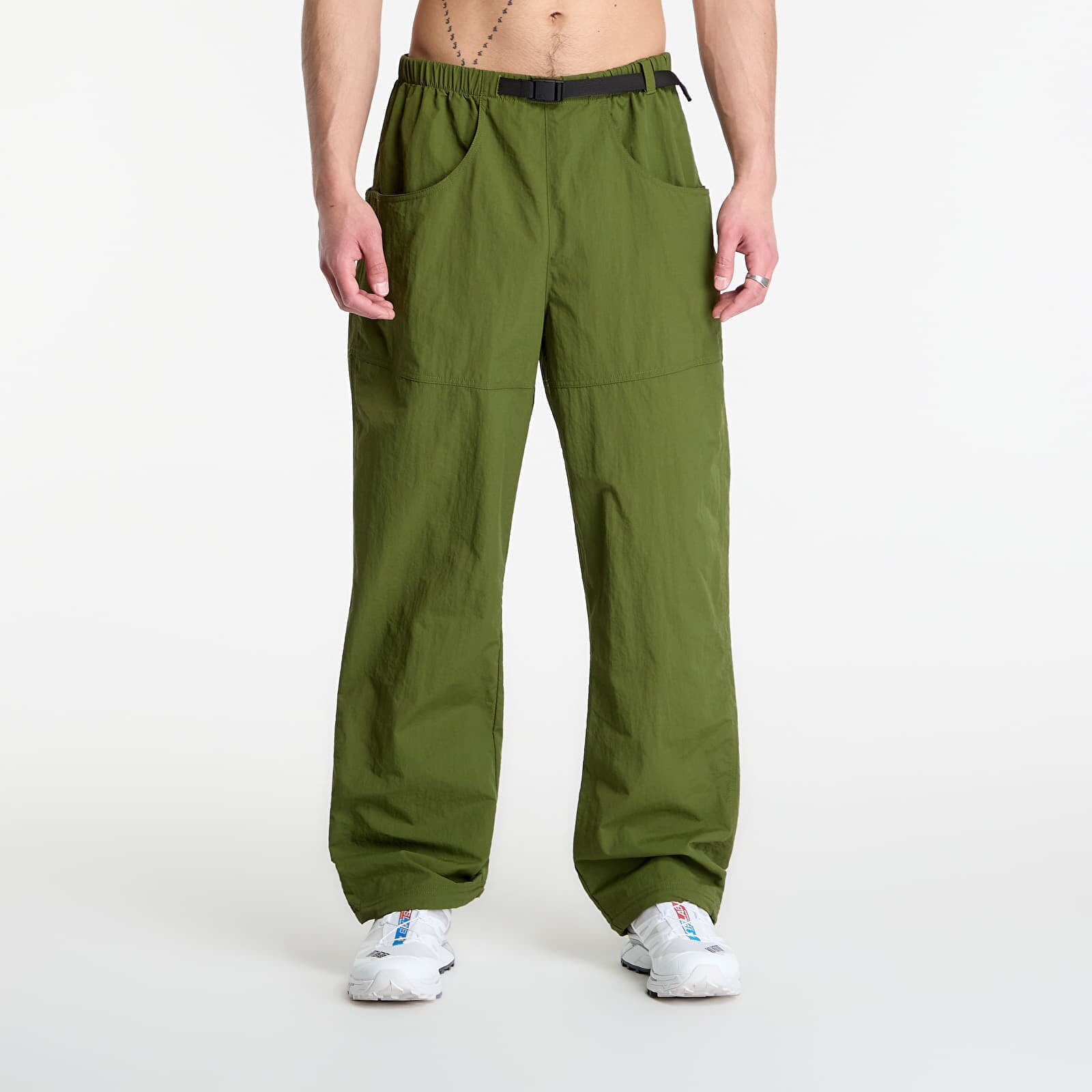Kalhoty The North Face M Redbox Nylon Belted Pant Woodland Green L