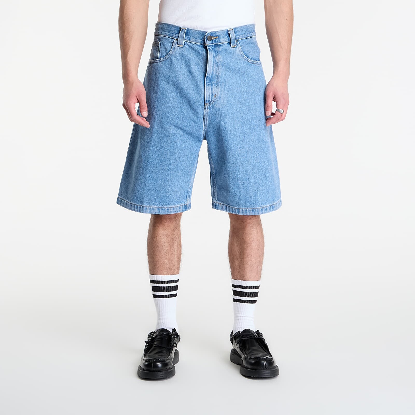 Šortky Carhartt WIP Brandon Short Blue M