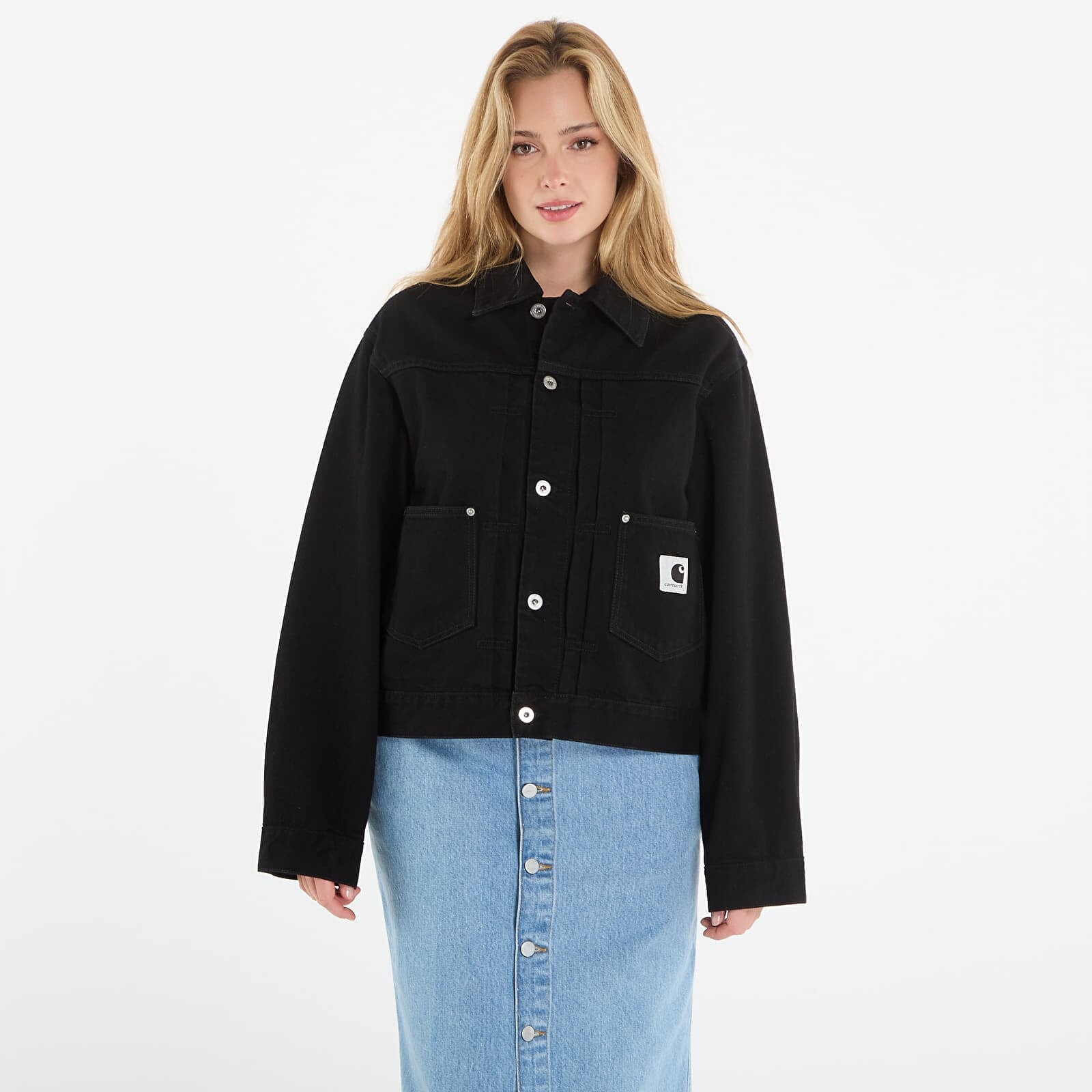 Bunda Carhartt WIP W' Belmar Jacket Black Rinsed S