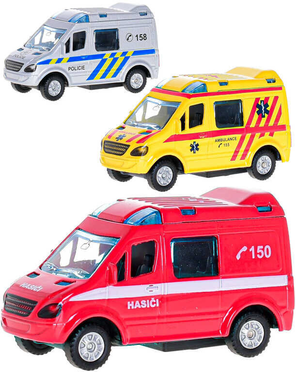 2-Play Traffic Auto záchrannej zložky CZ 8 cm, 3 druhy