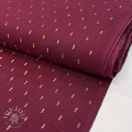 Viskóza LUREX burgundy