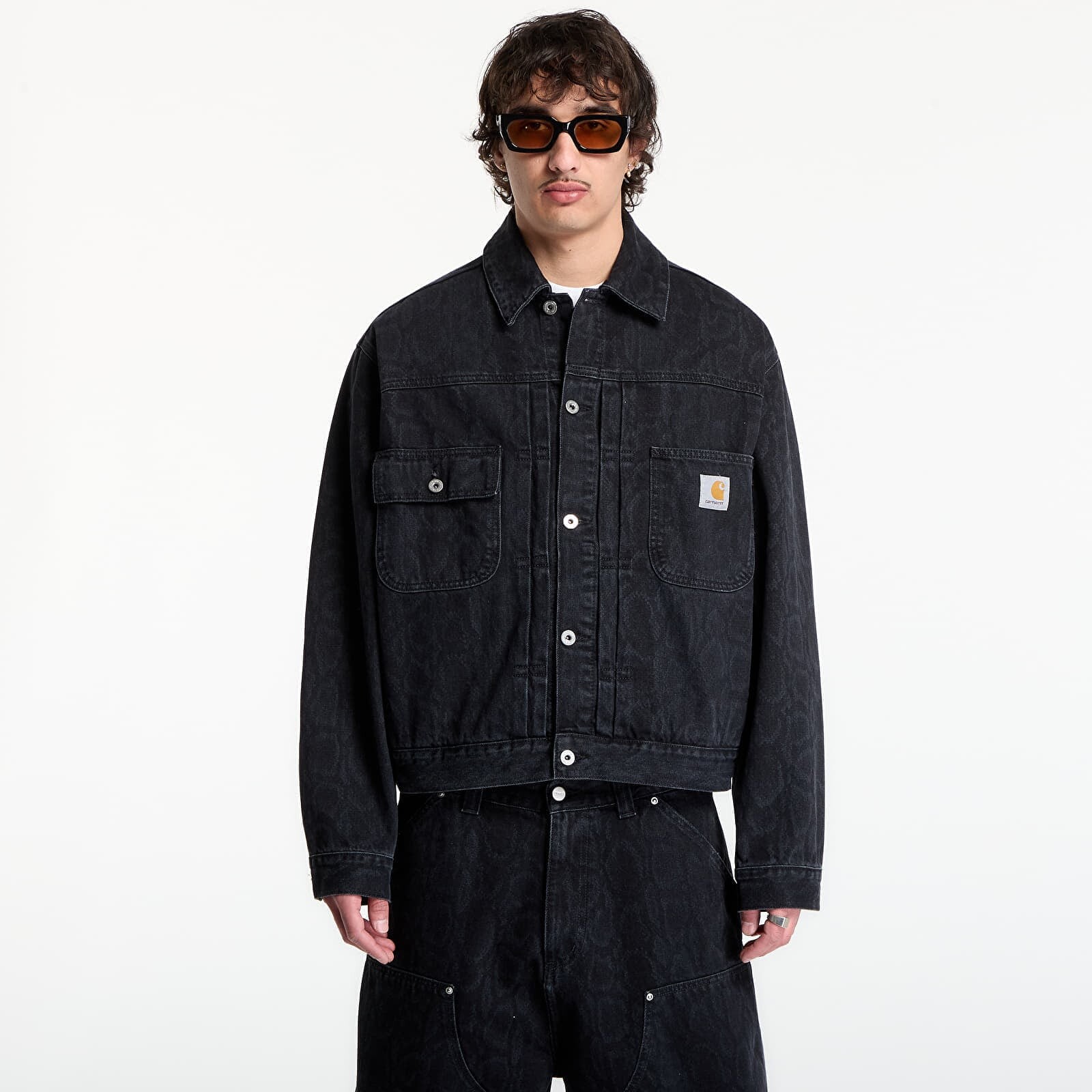 Bunda Carhartt WIP Belmar Jacket UNISEX Snake Camo/ Black S