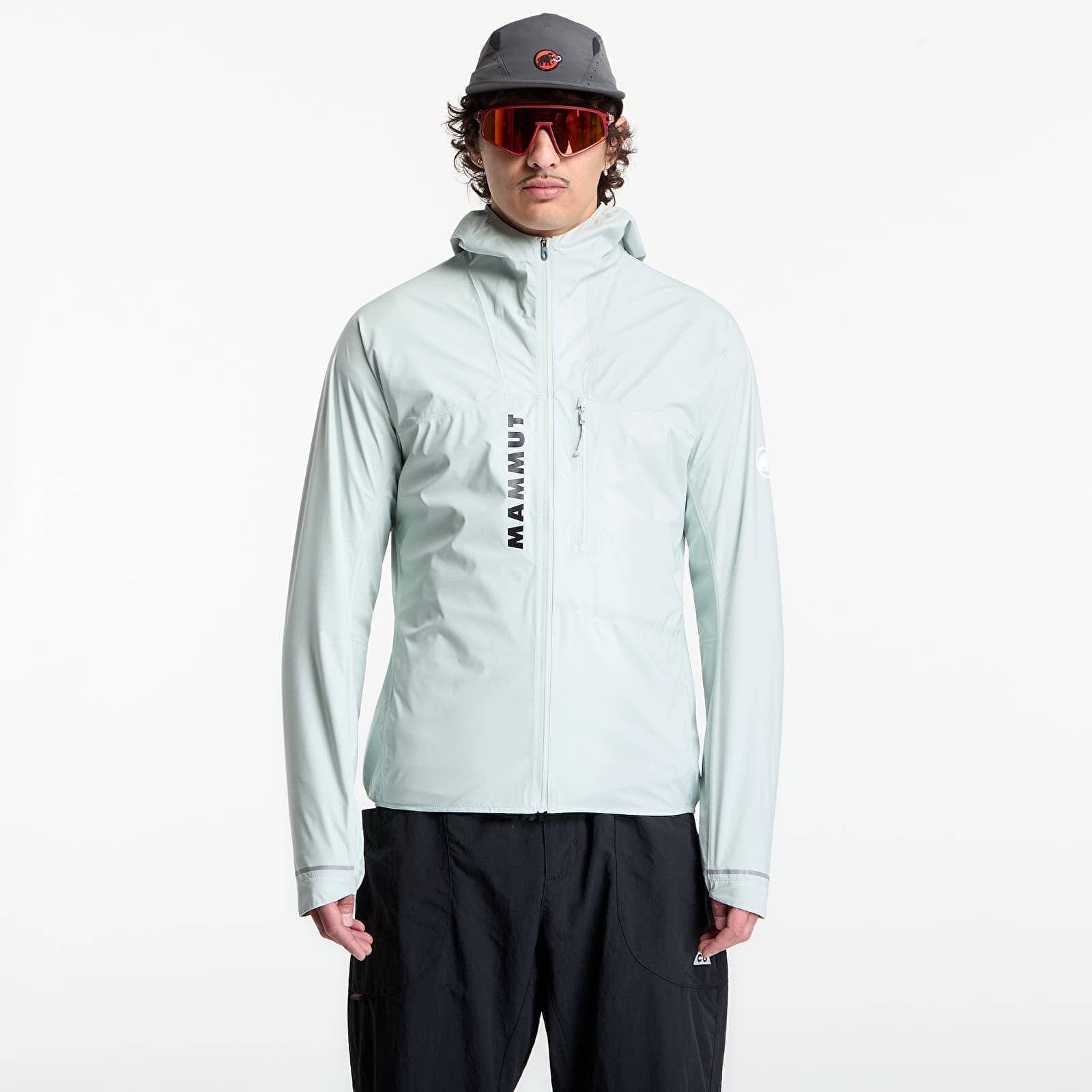 Vetrovka Mammut Aenergy TR HS Hooded Jacket Men Silver Sage XL