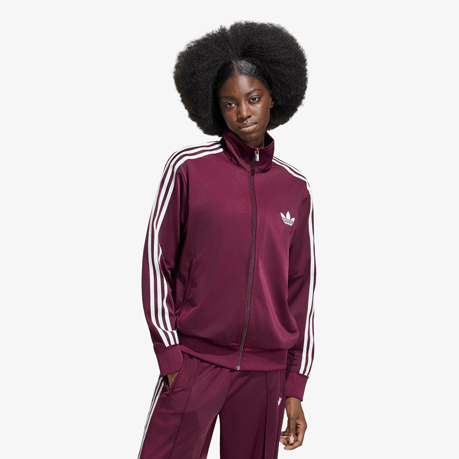 Mikina adidas Firebird Tt Maroon L