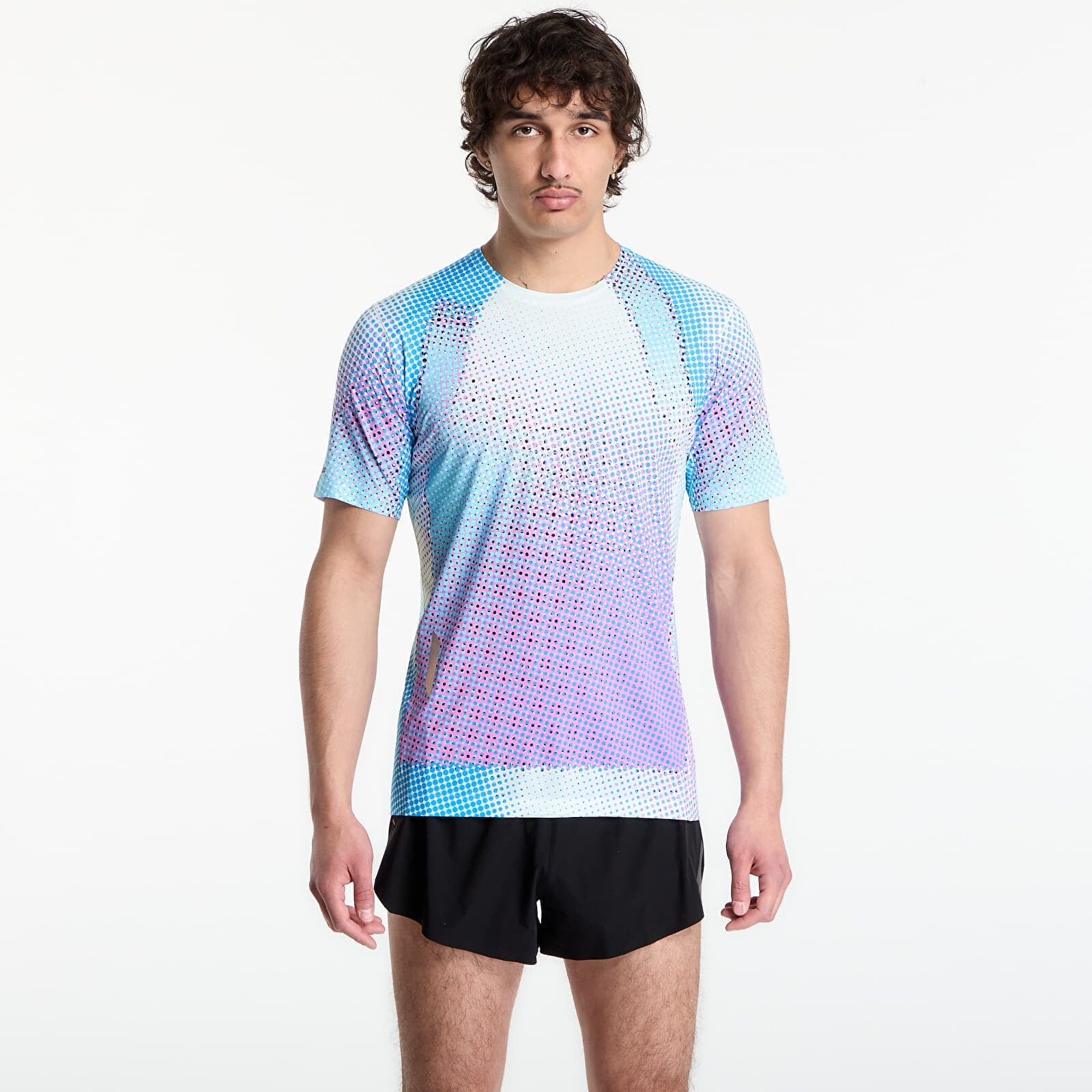 Tričko SOAR Printed Tech T Blue/ Magenta L