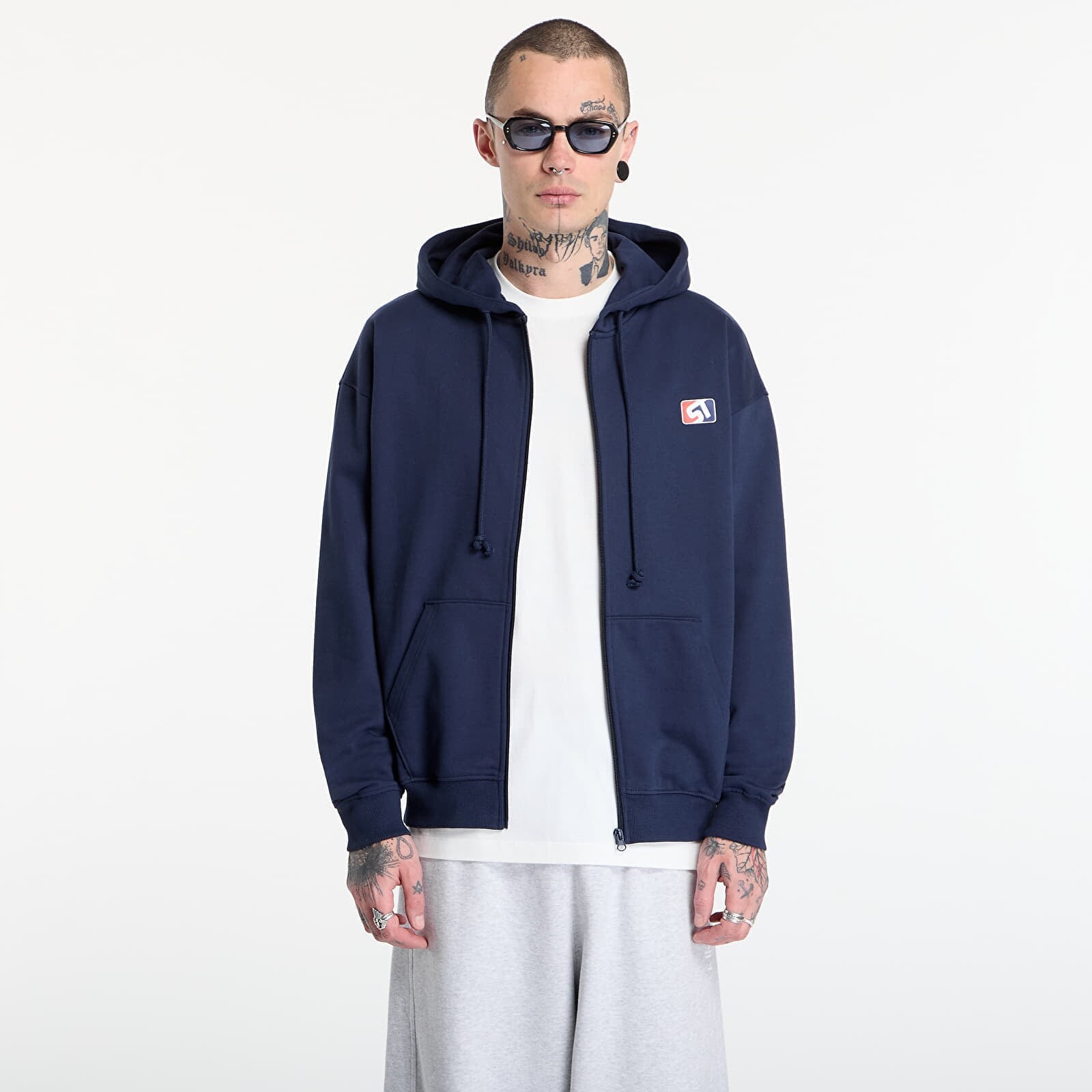 Mikina Prosto Zip Hoodie ST Navy M
