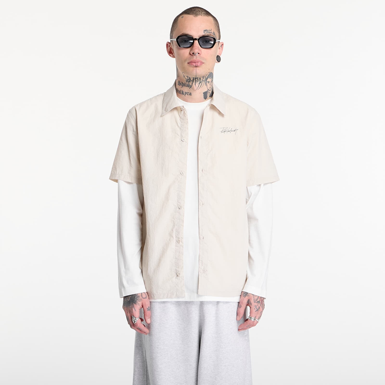 Košeľa Prosto Shirt Prosto Sport Beige L