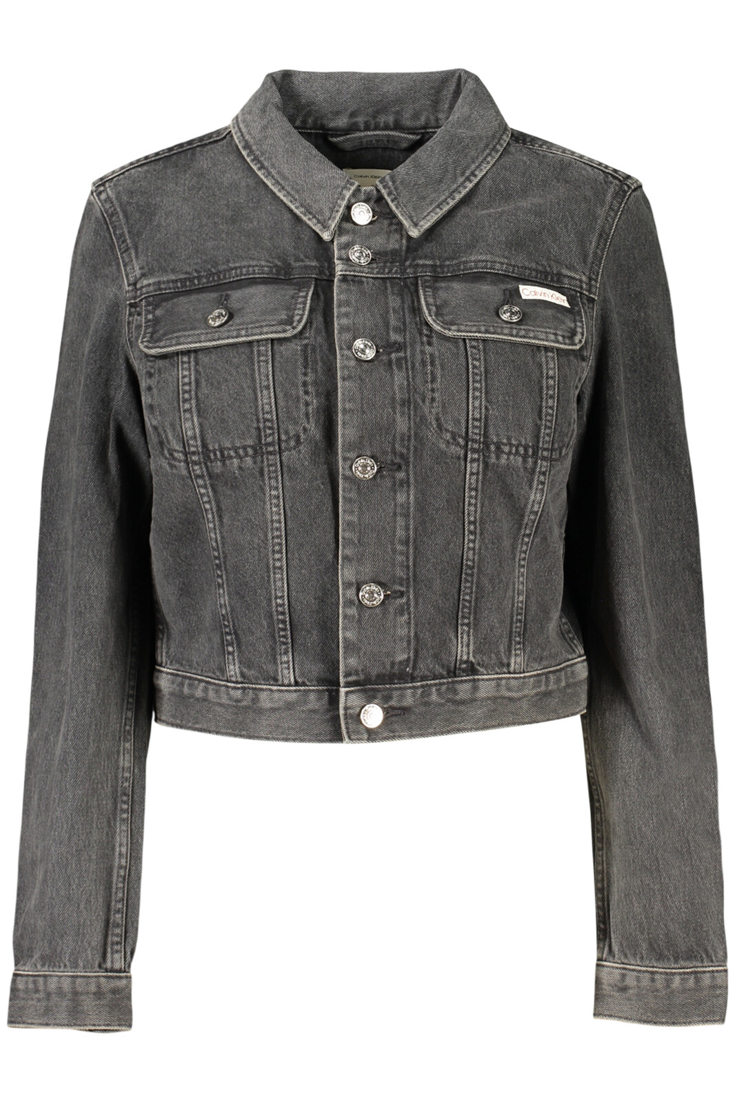 Čierna rifľová bunda Calvin Klein