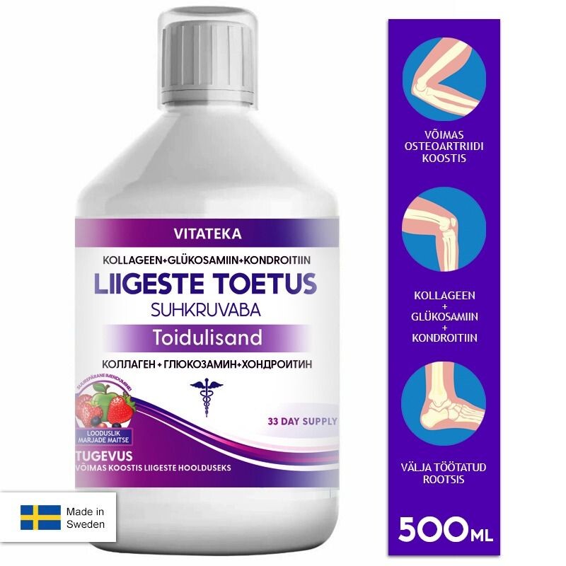 Vitamínový komplex na kĺby – bez cukru – 500 ml – Vitateka