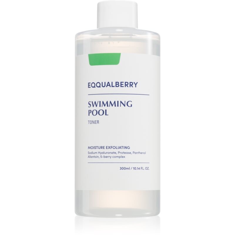 EQQUALBERRY Swimming Pool Toner hydratačné tonikum s exfoliačným účinkom 300 ml