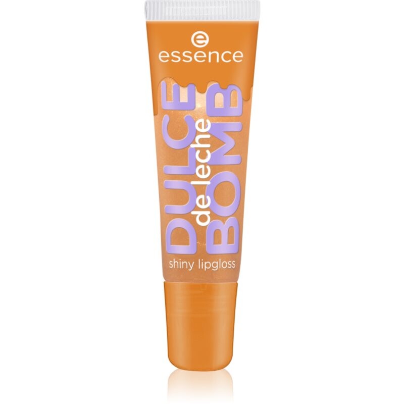 essence Dulce De Leche Bomb lesk na pery odtieň 01 Cream Come True 10 ml