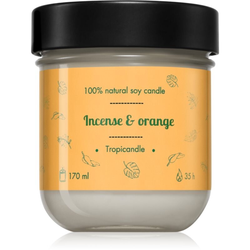 Tropicandle Incense & Orange vonná sviečka 170 ml