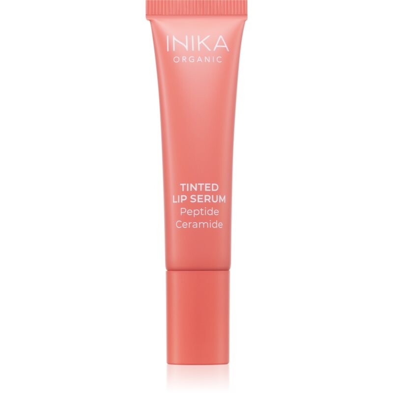 INIKA Organic Tinted Lip Serum Peptide + Ceramide tónujúce sérum na pery odtieň Blush 10 ml
