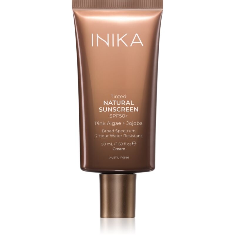INIKA Organic Tinted Natural Sunscreen tónovací opaľovací krém SPF 50+ 50 ml
