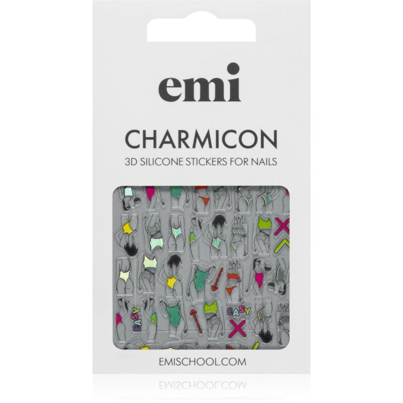 emi Charmicon Easy-breezy nálepky na nechty 3D #208 1 ks