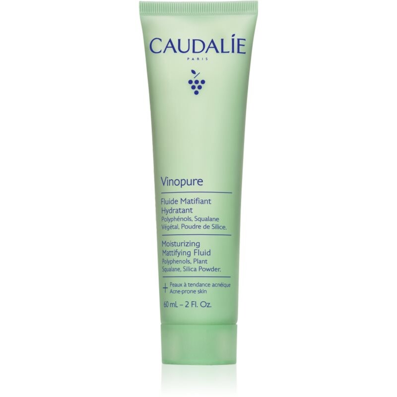 Caudalie Vinopure Mattifying Moisturizing Fluid hydratačný fluid so zmatňujúcim efektom 60 ml