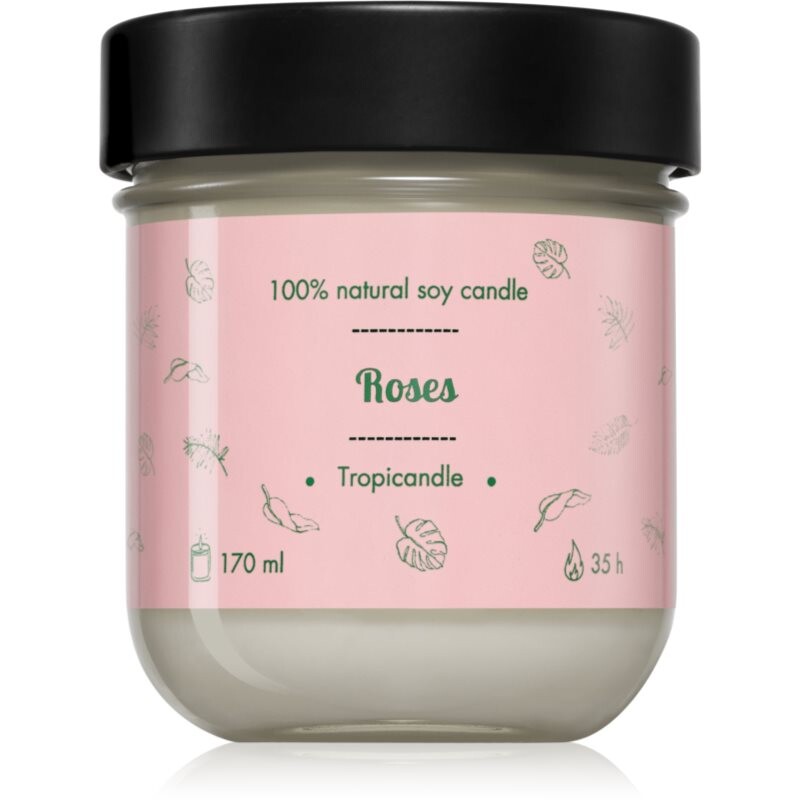 Tropicandle Roses vonná sviečka 170 ml