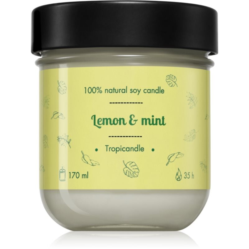 Tropicandle Lemon & Mint vonná sviečka 170 ml