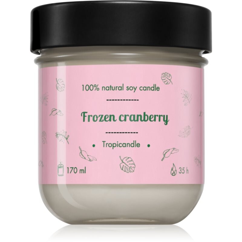 Tropicandle Frozen Cranberry vonná sviečka 170 ml