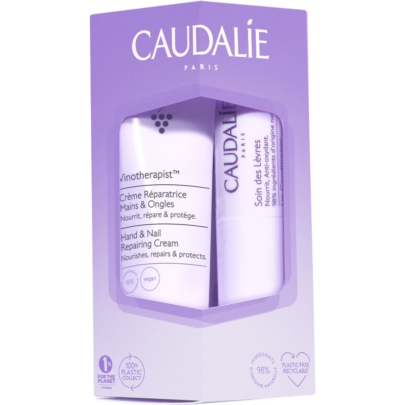 Caudalie Vinotherapist Hand & Lip Duo darčeková sada s hydratačným účinkom 2 ks