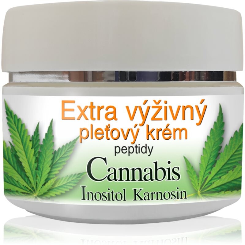 Bione Cosmetics Cannabis s Peptidy extra výživný pleťový krém 51 ml