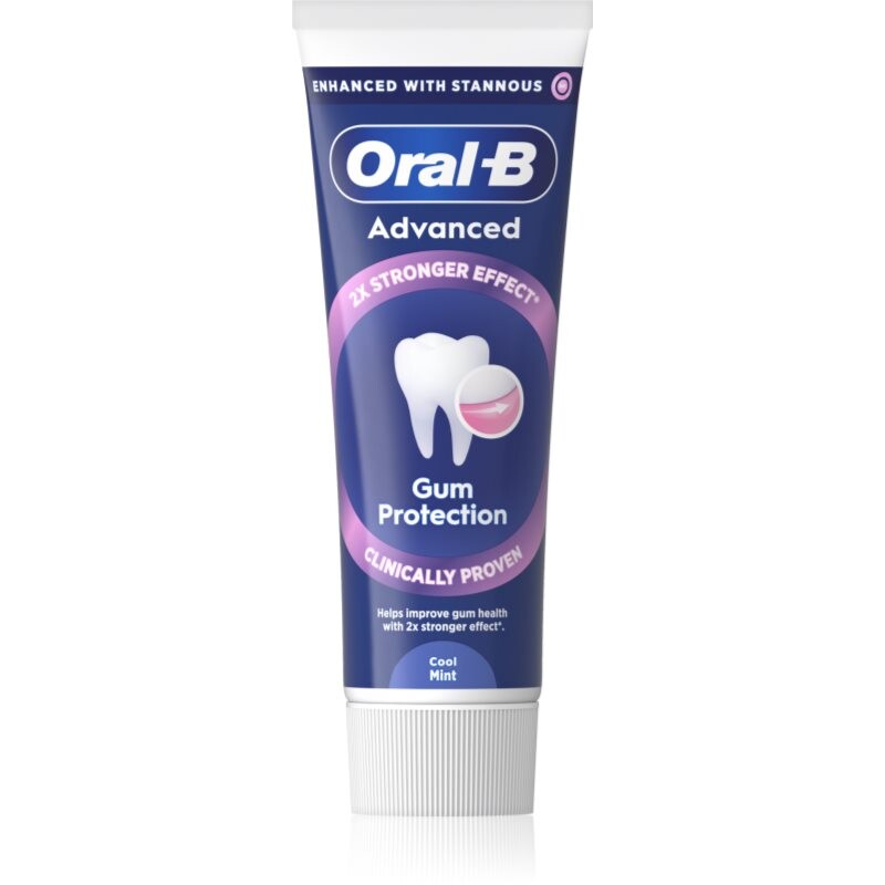 Oral-B Advanced Gum Protection zubná pasta pre zdravé zuby a ďasná Cool Mint 75 ml