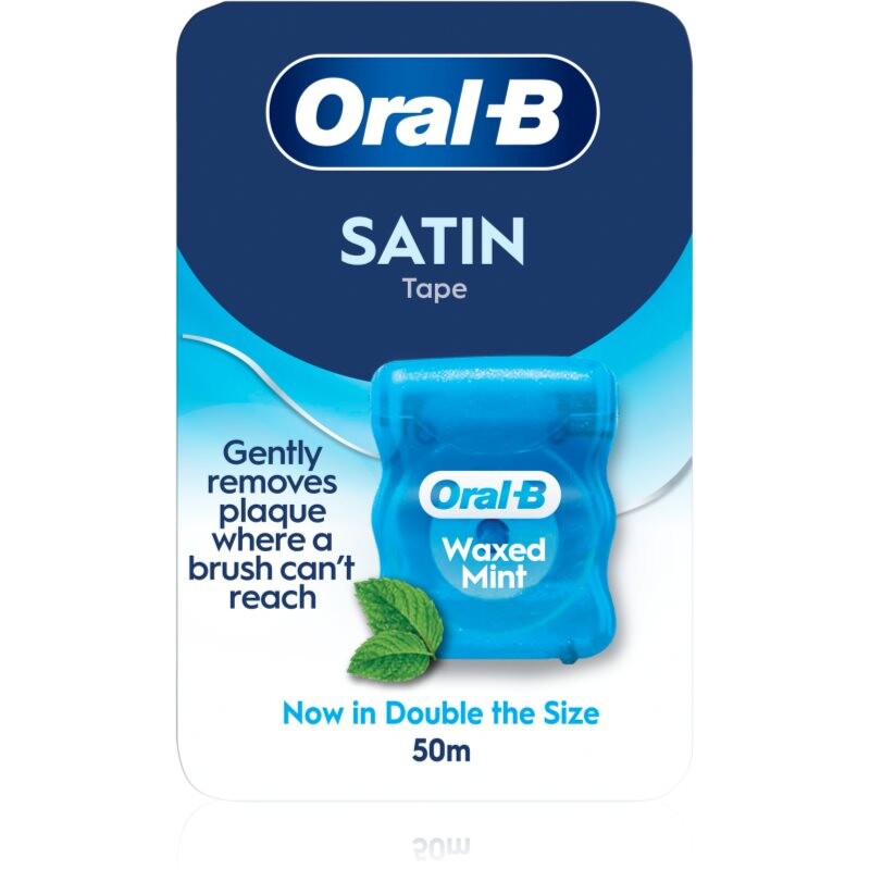 Oral-B Satin Tape Waxed Mint dentálna niť mäta 50 m