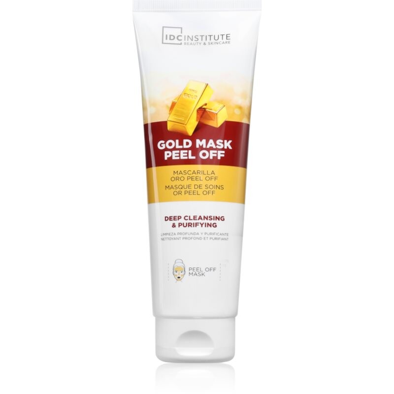 IDC Institute Gold Mask Peel Off zlupovacia maska na tvár 120 ml