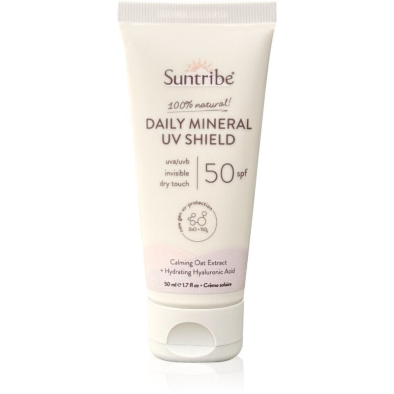 Suntribe Daily Mineral UV Shield minerálny krém na opaľovanie SPF 50 50 ml