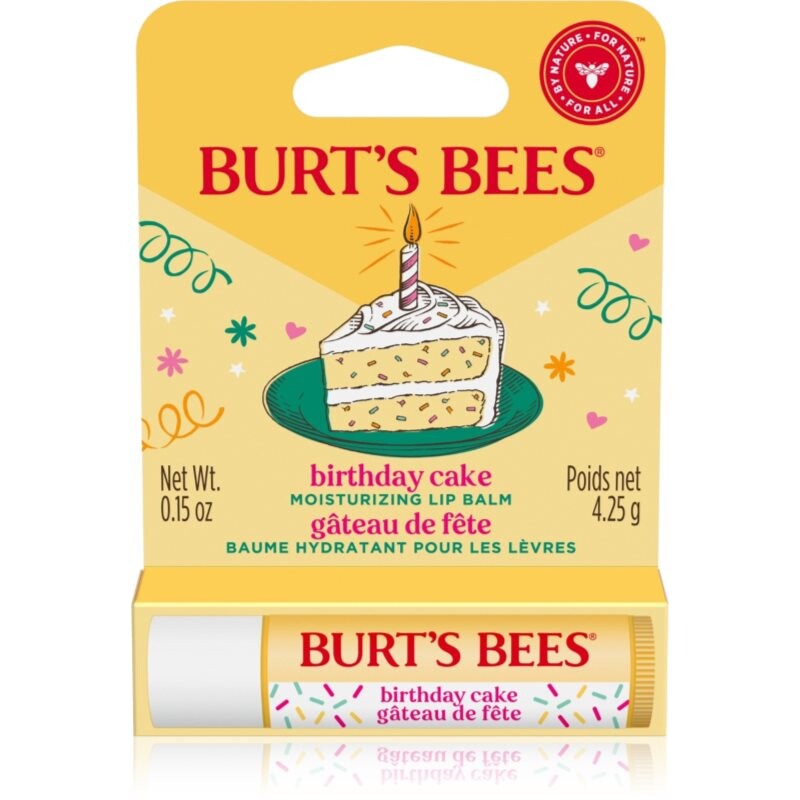 Burt’s Bees Birthday Cake balzam na pery s včelím voskom príchuť Vanilla Cake 4.25 g