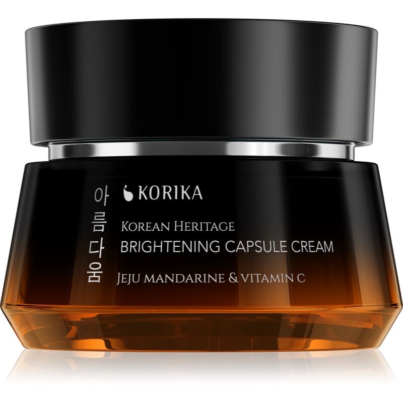 KORIKA Korean Heritage Jeju Mandarine & Vitamin C Brightening Capsule Cream rozjasňujúci krém s vitamínom C 50 ml