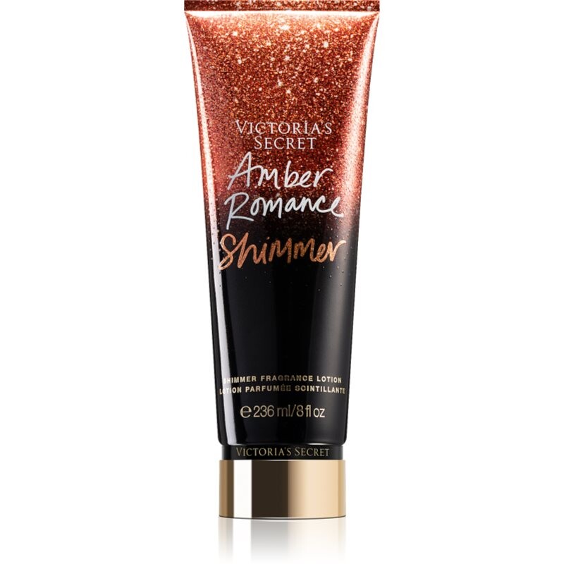 Victoria's Secret Amber Romance Shimmer trblietavé mlieko na telo pre ženy 236 ml