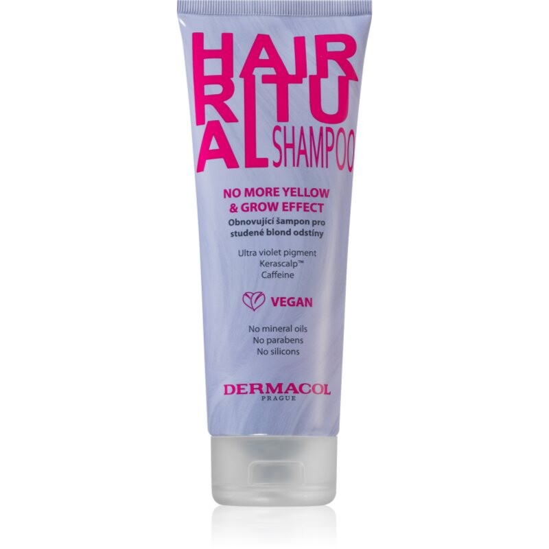 Dermacol Hair Boost Purple obnovujúci šampón pre studené odtiene blond 250 ml