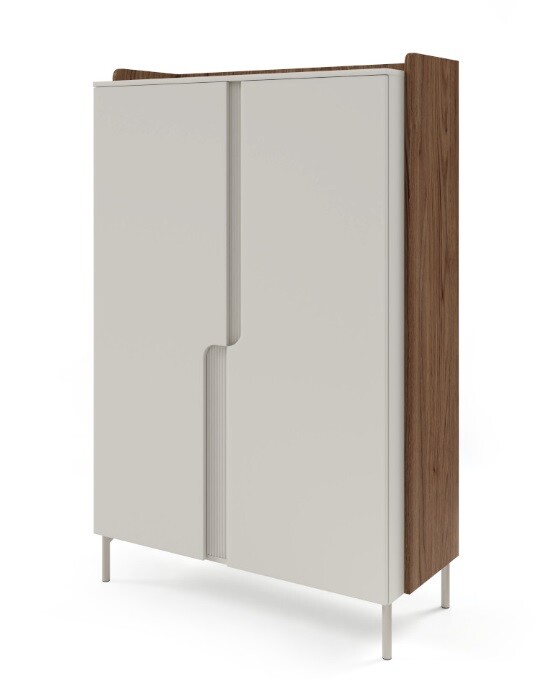 Meblar  Komoda POSITANO P03 | cashmere / orech alba