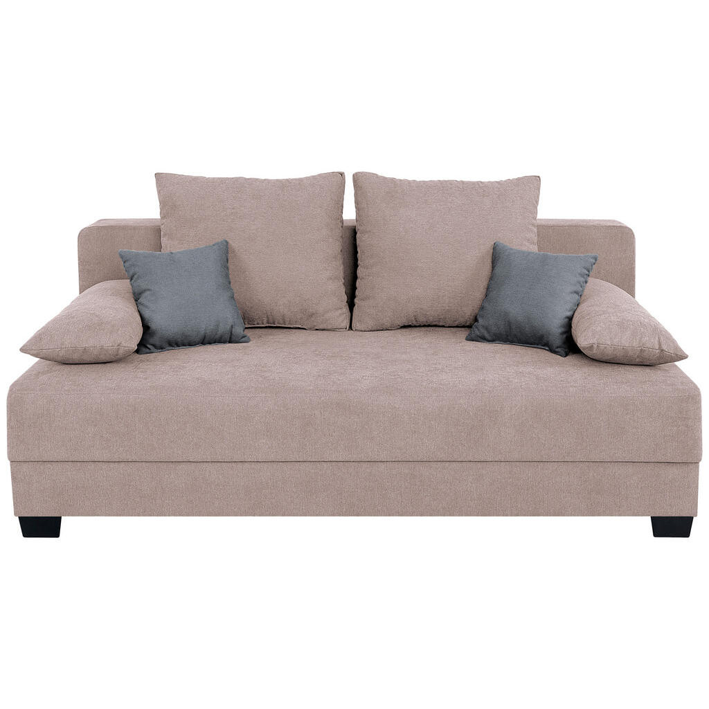 P & B ROZKLADACIA POHOVKA, textil, kompozitné drevo, ružová
