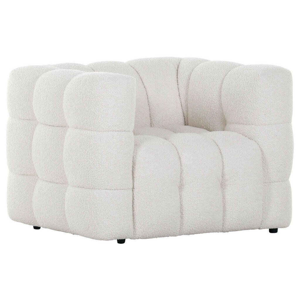 Ambia Home KRESLO, textil, biela