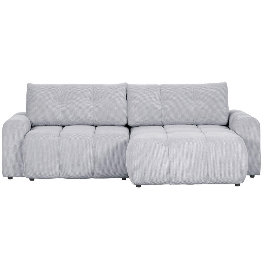 Carryhome ROHOVÁ SEDAČKA, textil, svetlosivá