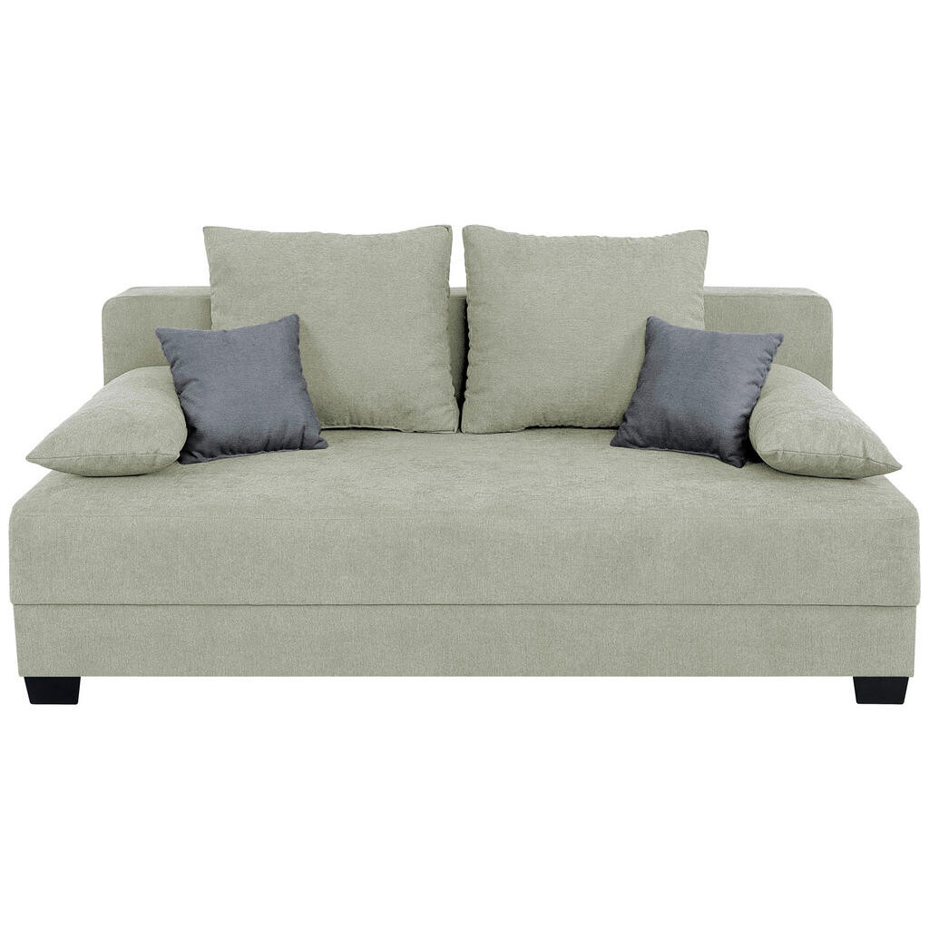 P & B ROZKLADACIA POHOVKA, textil, kompozitné drevo, béžová