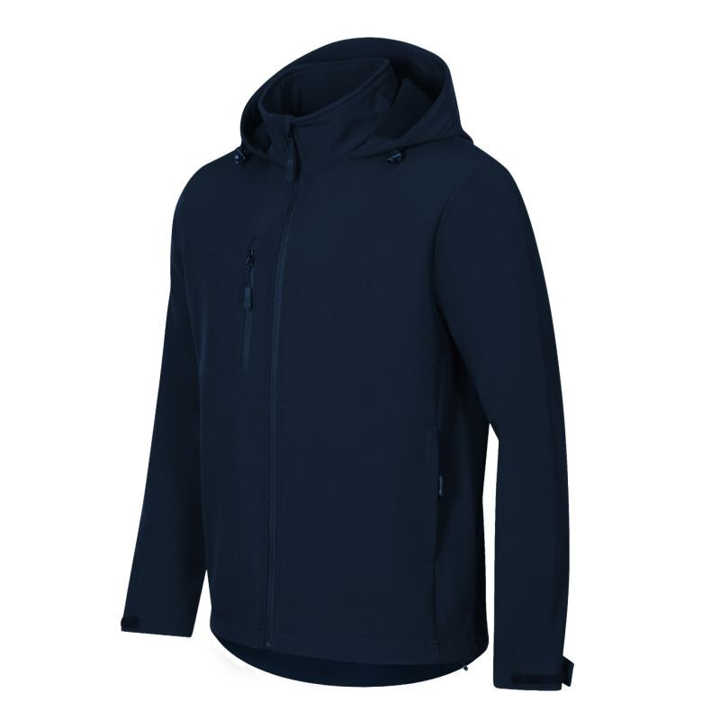 Pánska softshellová bunda Trail (tmavomodrá) 2XL