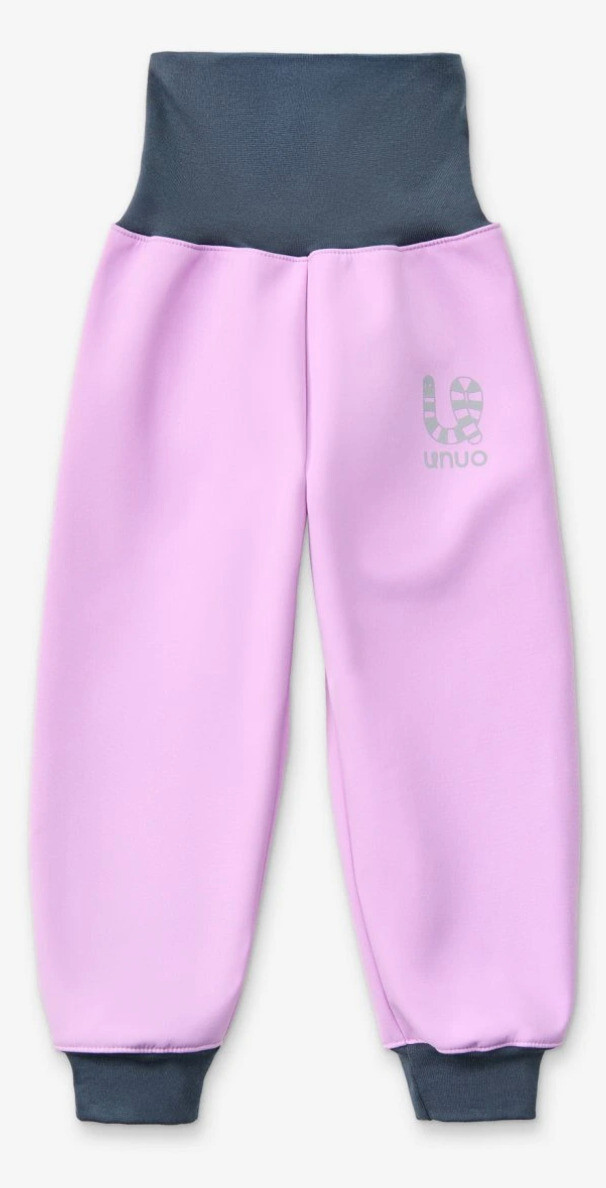 Softshellové nohavice pre batoľatá s flísom Basic, Lila, veľ. 86/92