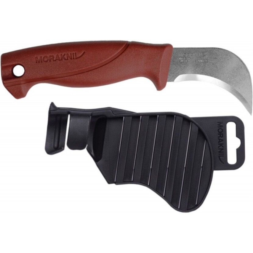 Nôž na koberce a useň Morakniv Roofing Felt Knife Polymer - červený