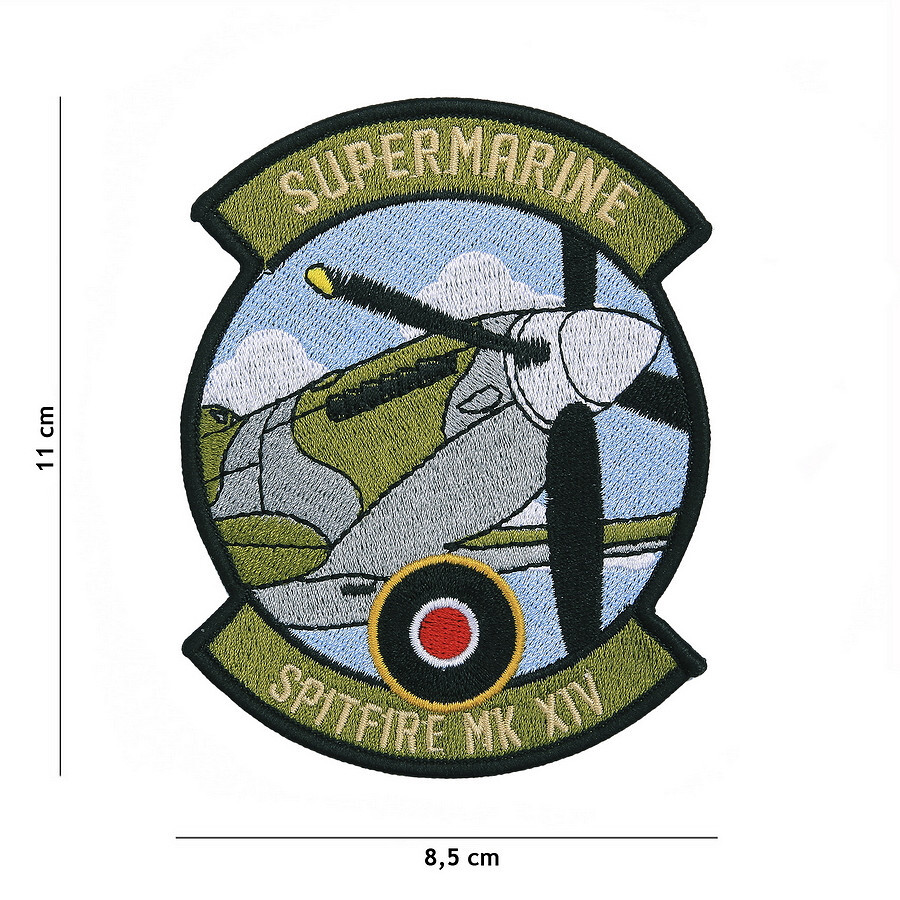 Nášivka textilná Fostex Supermarine Spitfire MK XIV - farebná
