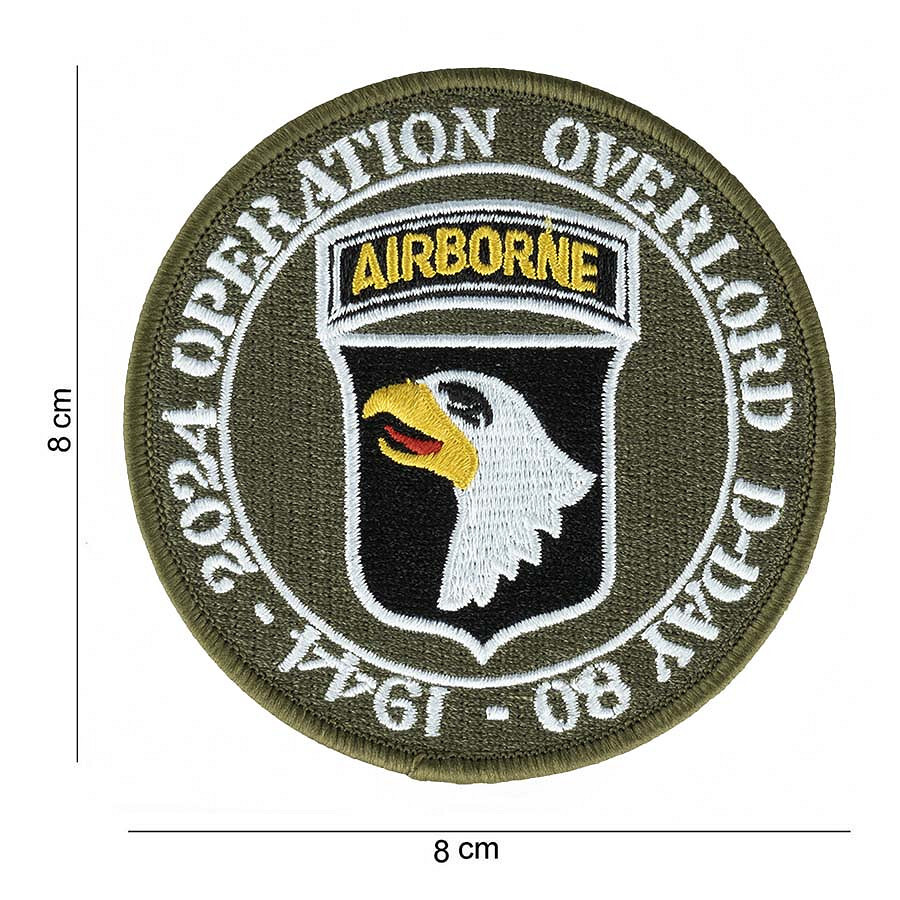 Nášivka textilná Fostex 101st Airborne D-Day 80 Operation Overlord - farebná