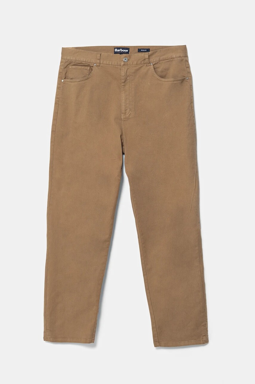 Nohavice Barbour Washed Stretch Twill Regular Fit Trouser
