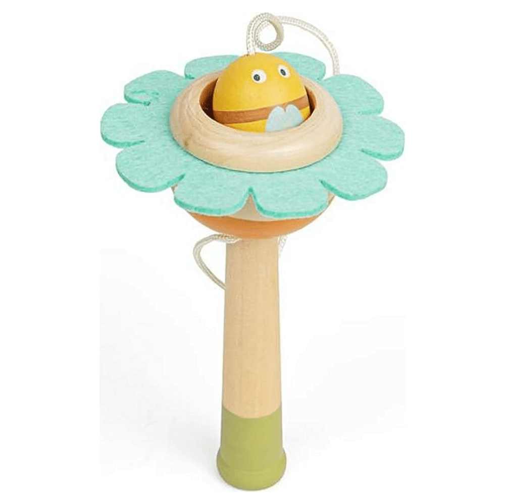 BIGJIGS Toys ball catcher kvetina s loptičkou 1 kus
