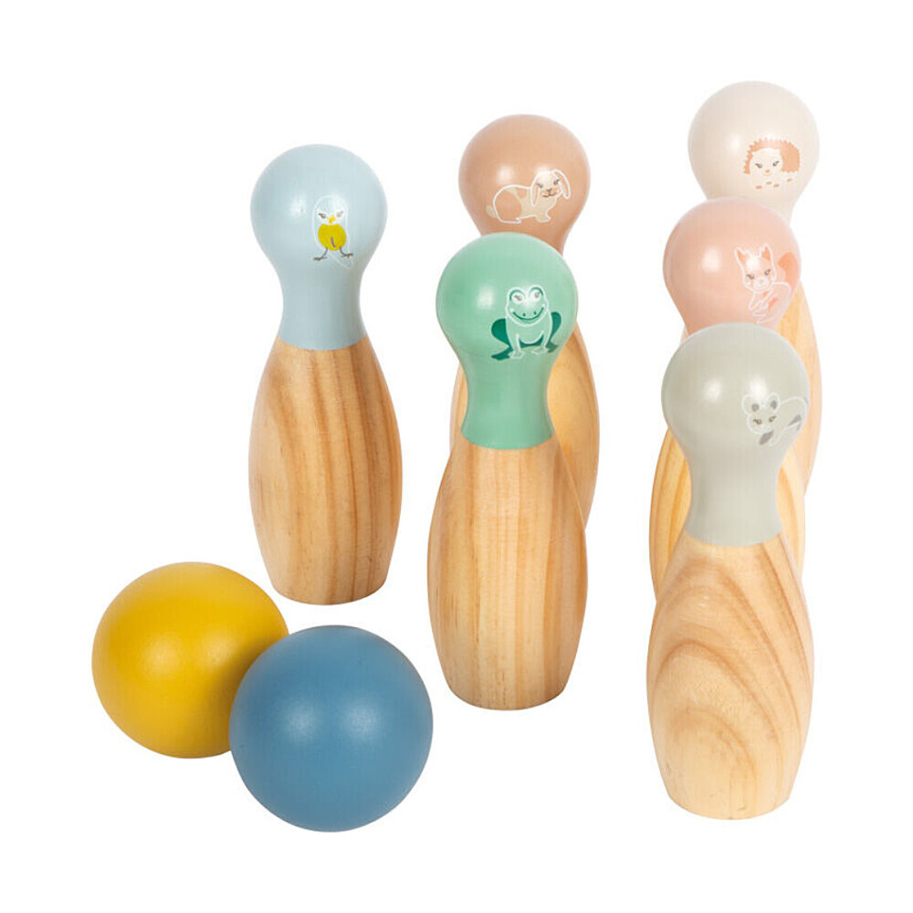 SMALL FOOT Drevené kolky garden buddies 8 kusov