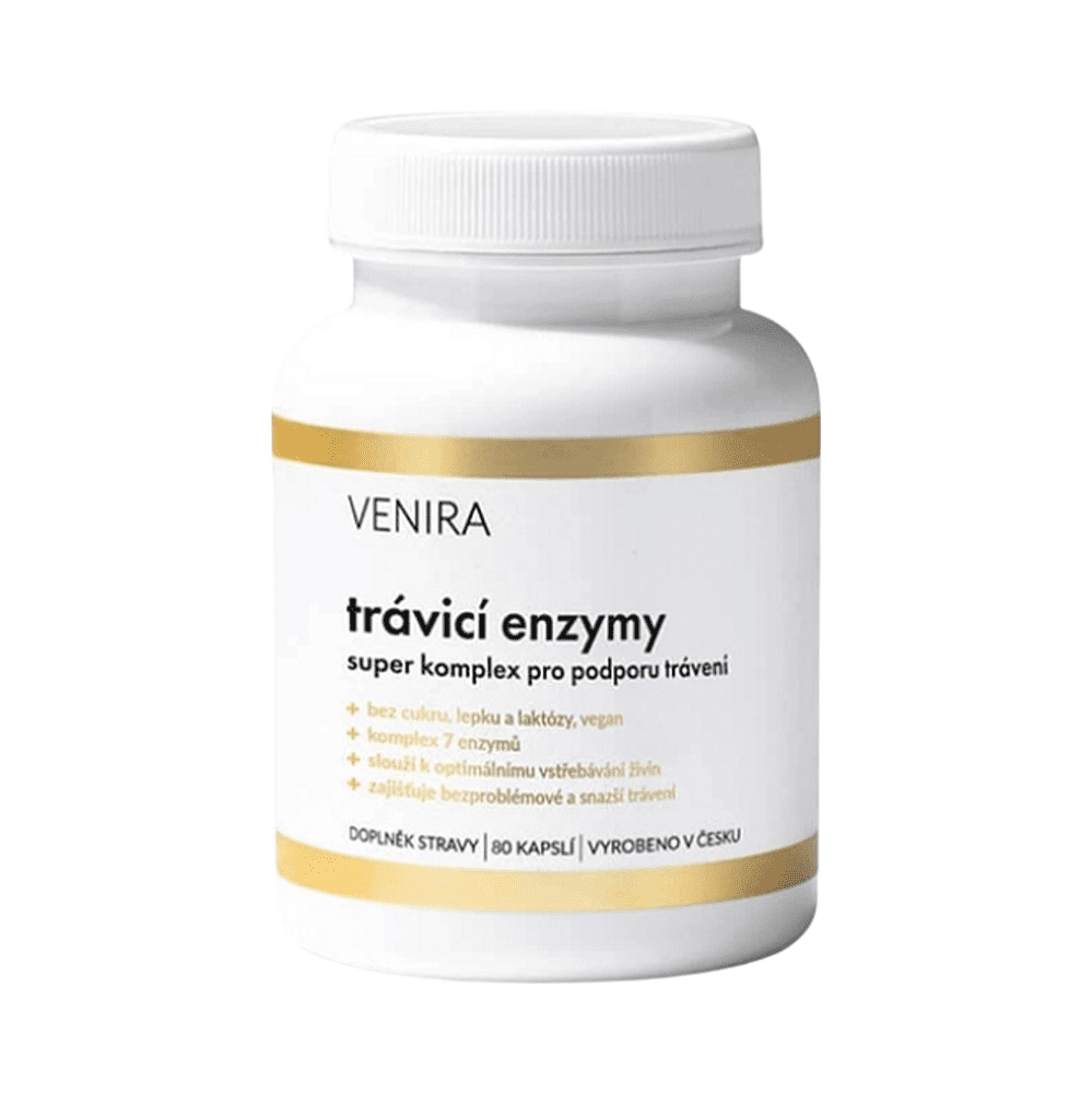 VENIRA Tráviace enzýmy 80 kapsúl