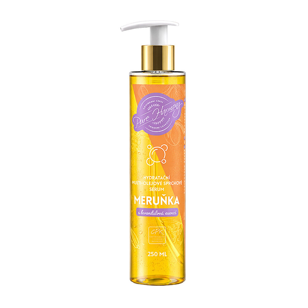 PURE HARMONY Hydratačné multi-olejové sprchové sérum Marhuľa 250 ml