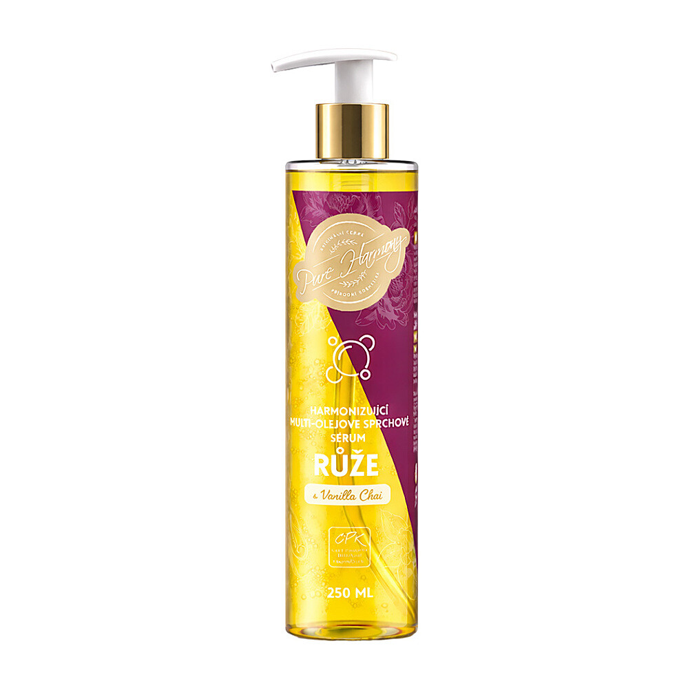 PURE HARMONY Harmonizujúce multi-olejové sprchové sérum Ruže 250 ml