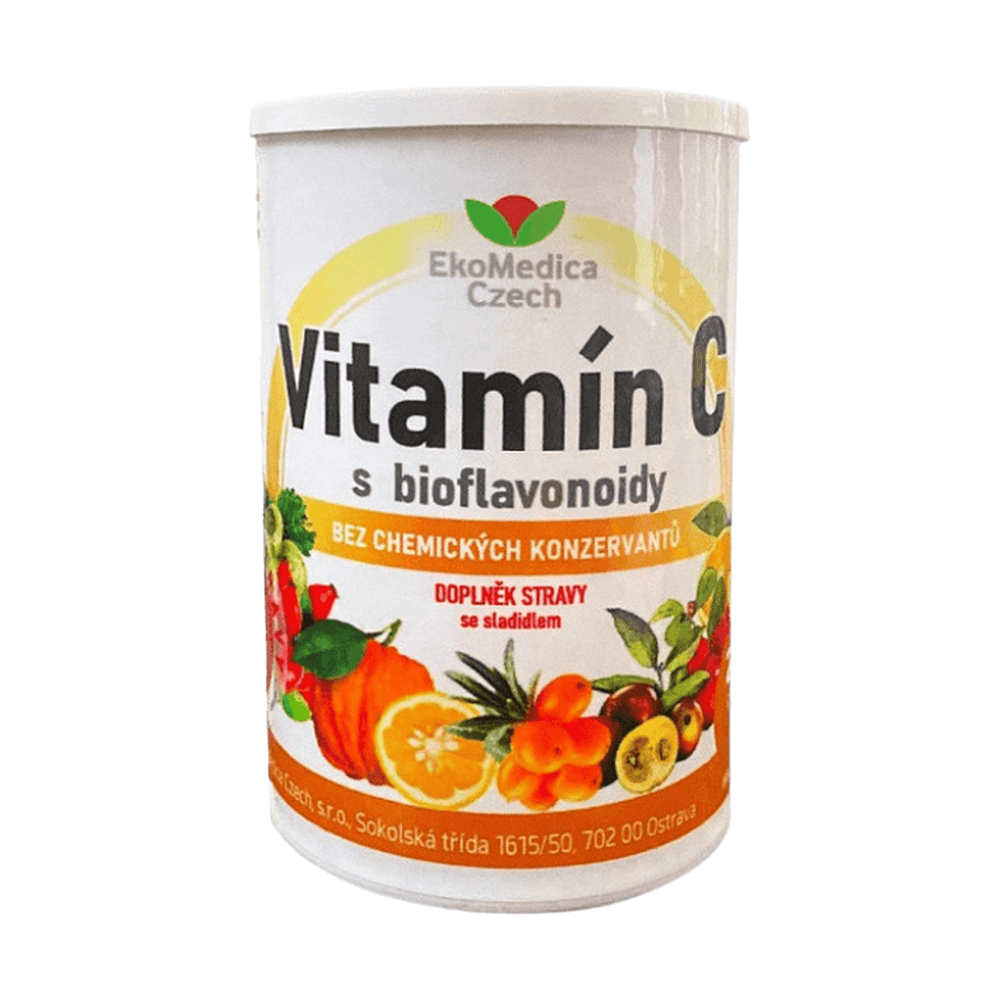 EKOMEDICA Vitamín C s bioflavonoidmi 250 g
